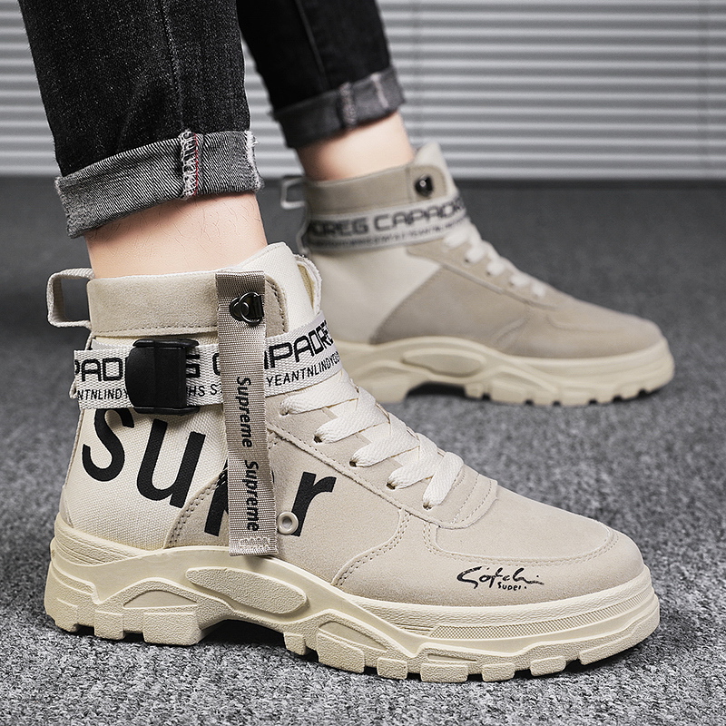 Men'S Shoes Daily Use - Autumn High Top Outdoor Desert Casual