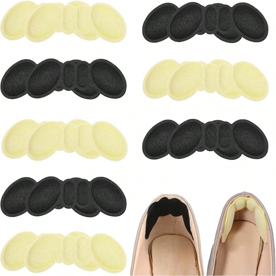 Men'S Shoes Black And White - 8 Pairs Heel Pads Shoes Too