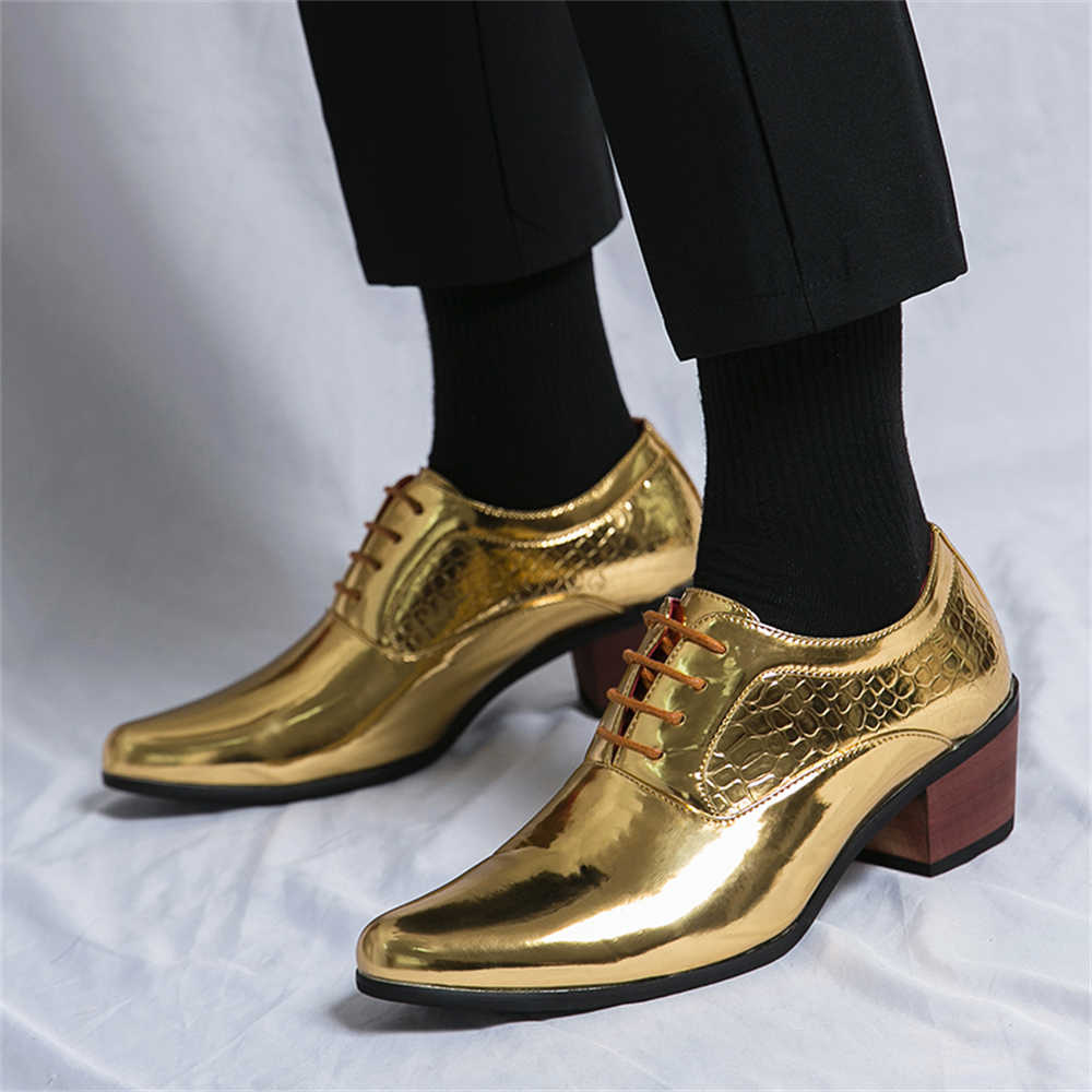 Men Shoes Sneakers - Dress Sneakers Heels Mens Brown Dress