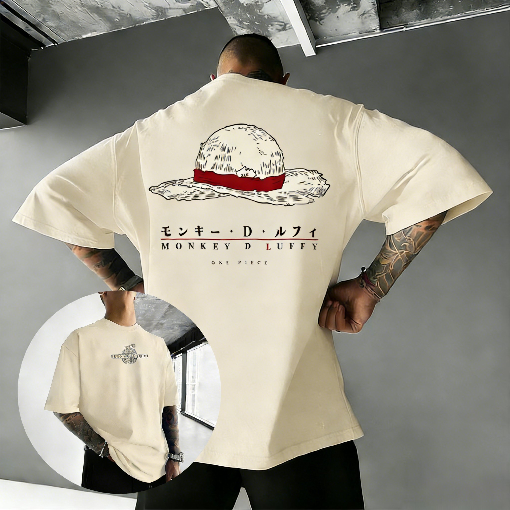 Men Shoes Japan - One Piece Anime Luffy T Shirt