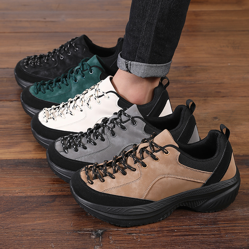 Men Shoes Xxl - Men Wide Suede Hiking Shoes Non