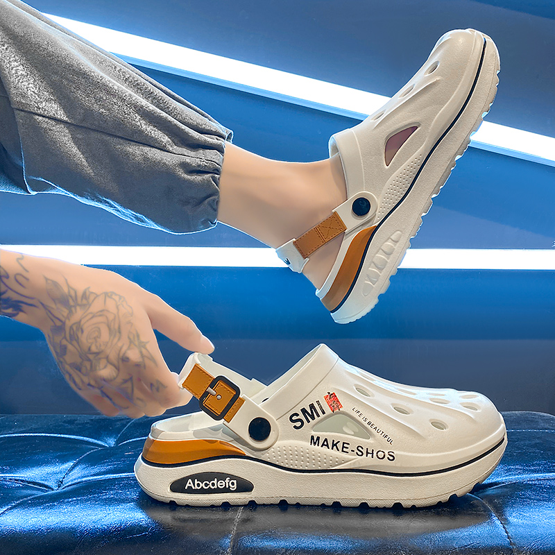 Running Shoes Lightweight - Summer New Fashion Men's Slippers Soft
