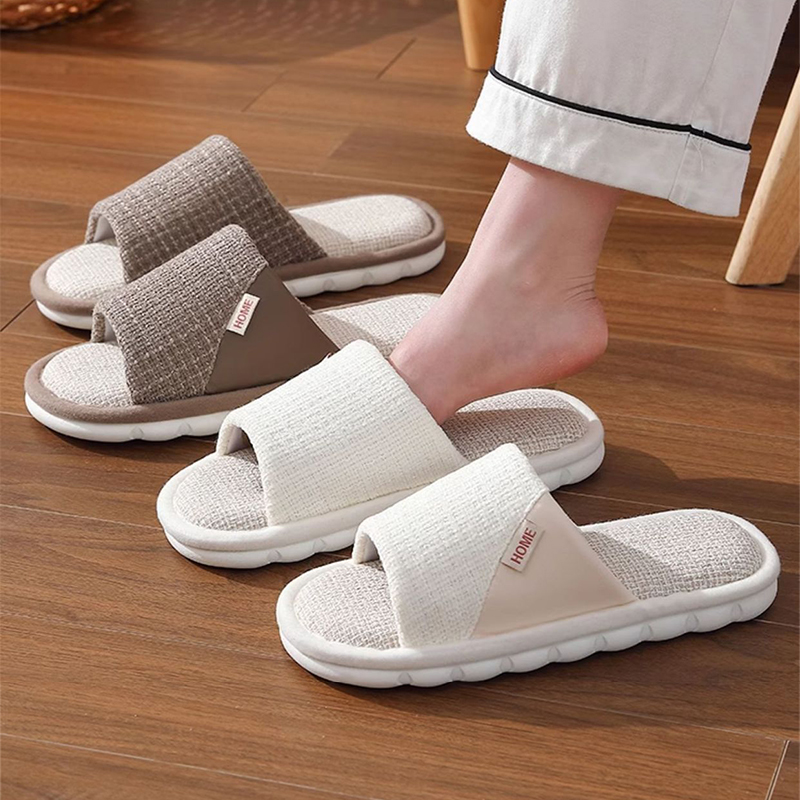 Men'S Shoes In Style - Linen Slippers Women And Men Household