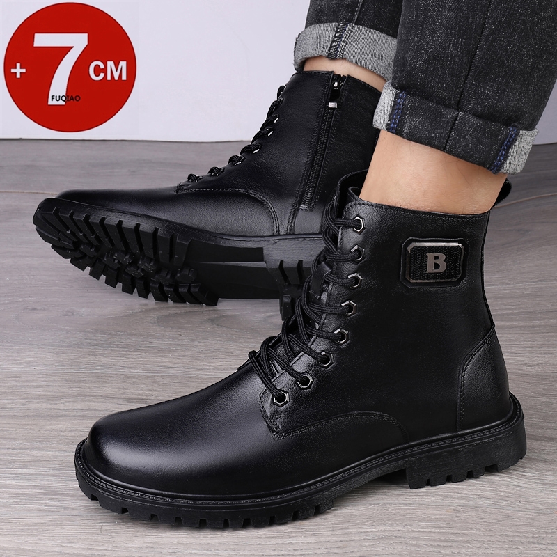 Men's Genuine Leather Elevator - Men'S Shoes Business Casual incelemesi ve fiyatı