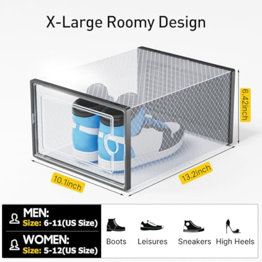 XL Shoe Boxes with Activated C - Men'S Shoes Xl incelemesi ve fiyatı