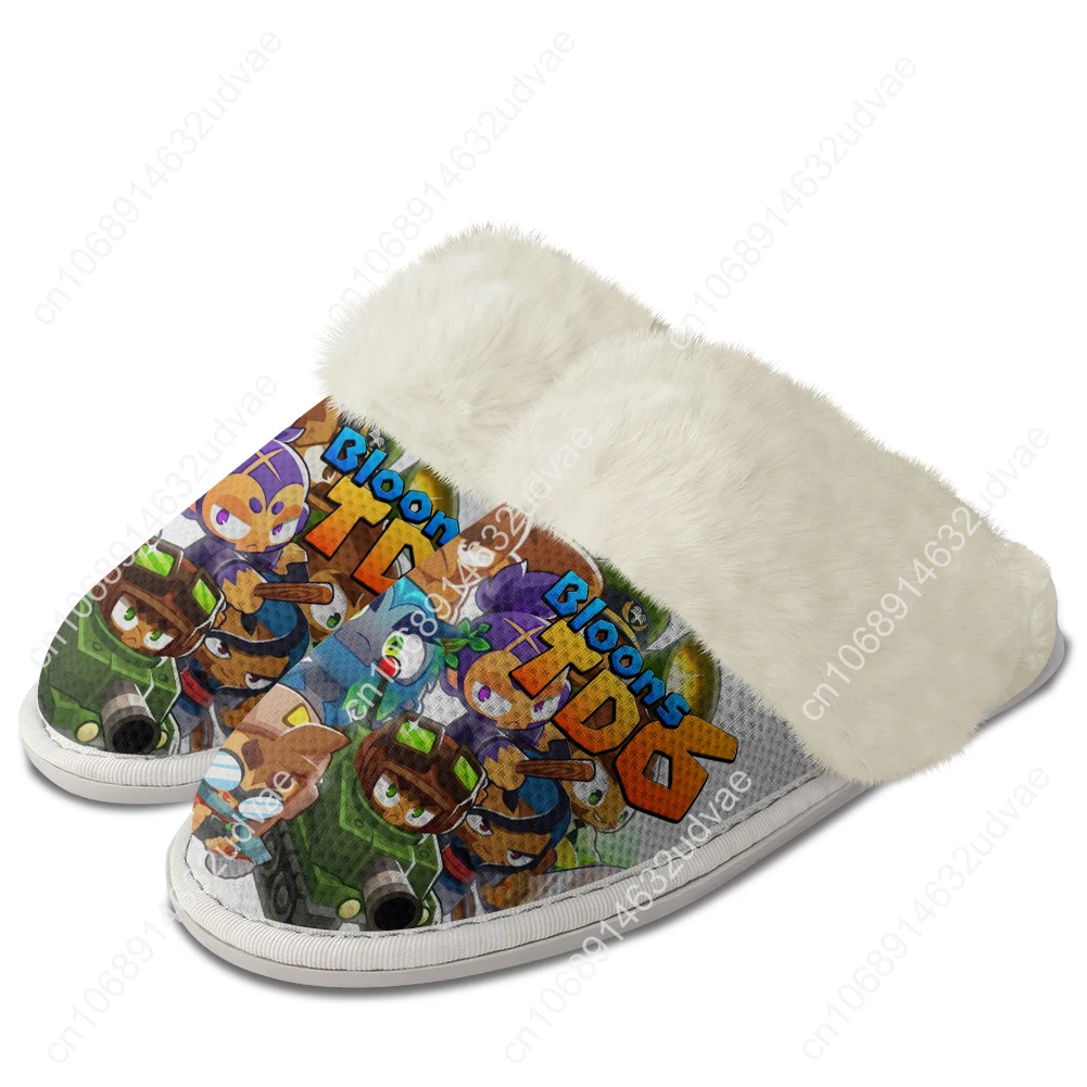 Bloons TD6 Plush Slippers Keep - Men'S Shoes Lightweight incelemesi ve fiyatı