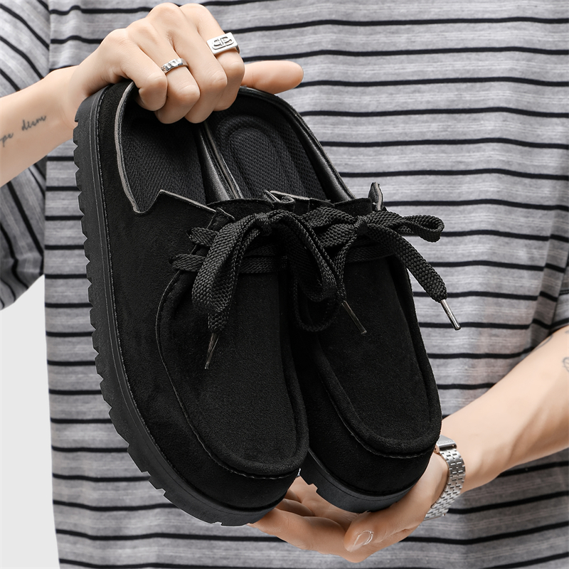 Fashion Men Half Slippers Sued - Running Shoes Lightweight incelemesi ve fiyatı