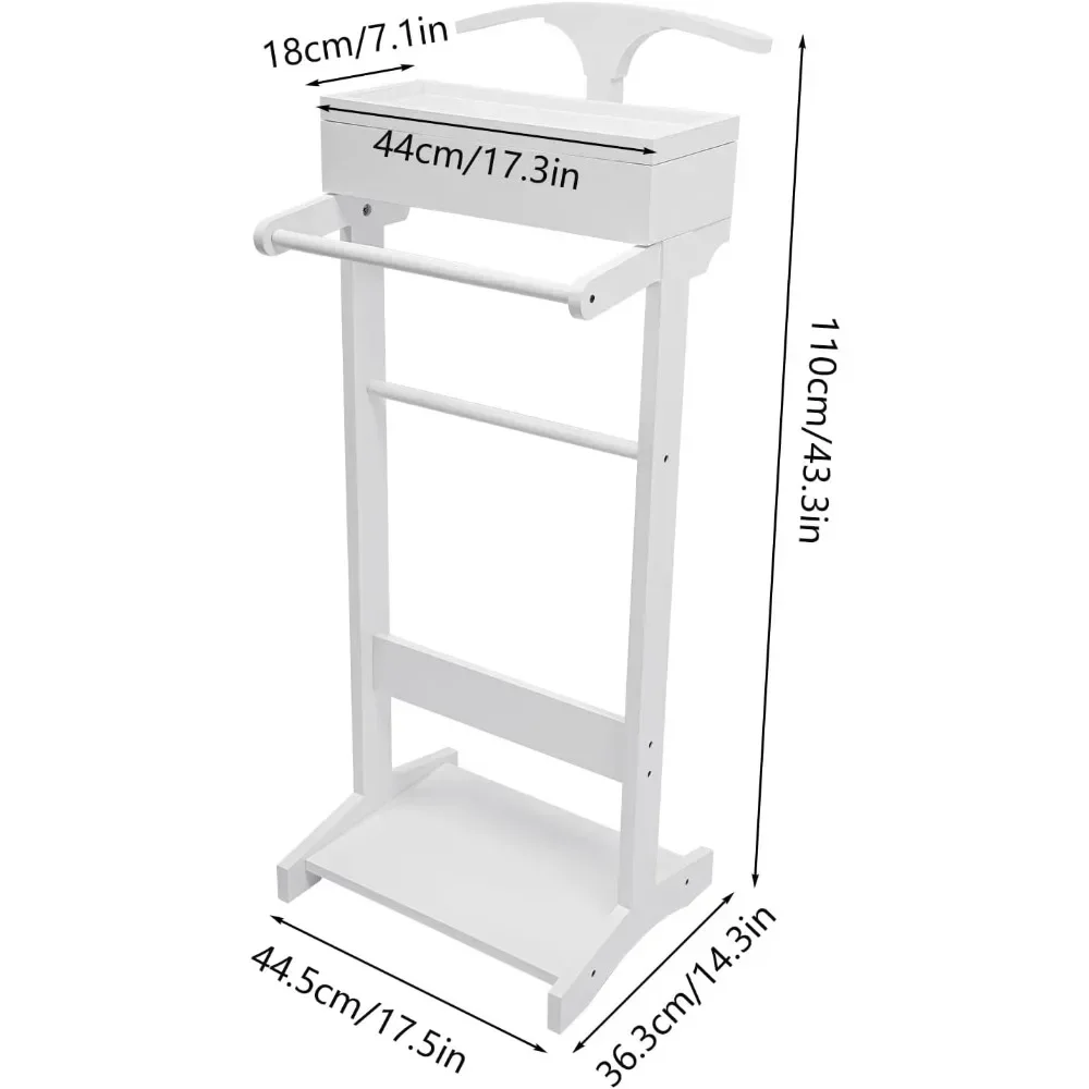 wood men valet stand with draw - Men Shoes Rack incelemesi ve fiyatı