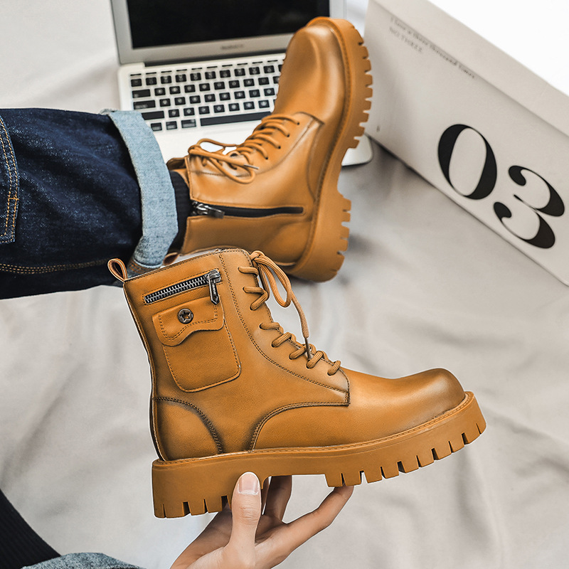 2025 Trend Men Boots Sneakers  - Men'S Shoes Daily Use incelemesi ve fiyatı