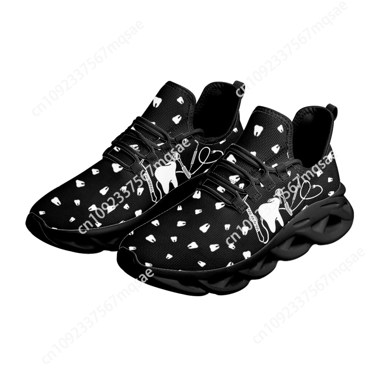 Black and White Teeth Medical  - Men'S Shoes Black And White incelemesi ve fiyatı