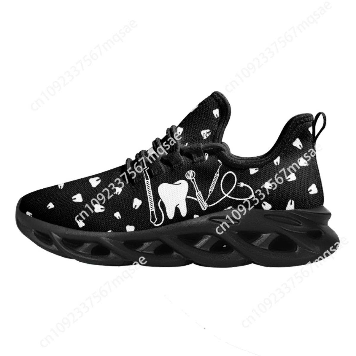 Black and White Teeth Medical  - Men'S Shoes Black And White incelemesi ve fiyatı