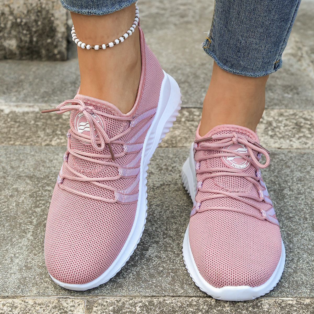 Women's  Breathable Knit Mesh  - Mesh Trainer Breathable incelemesi ve fiyatı
