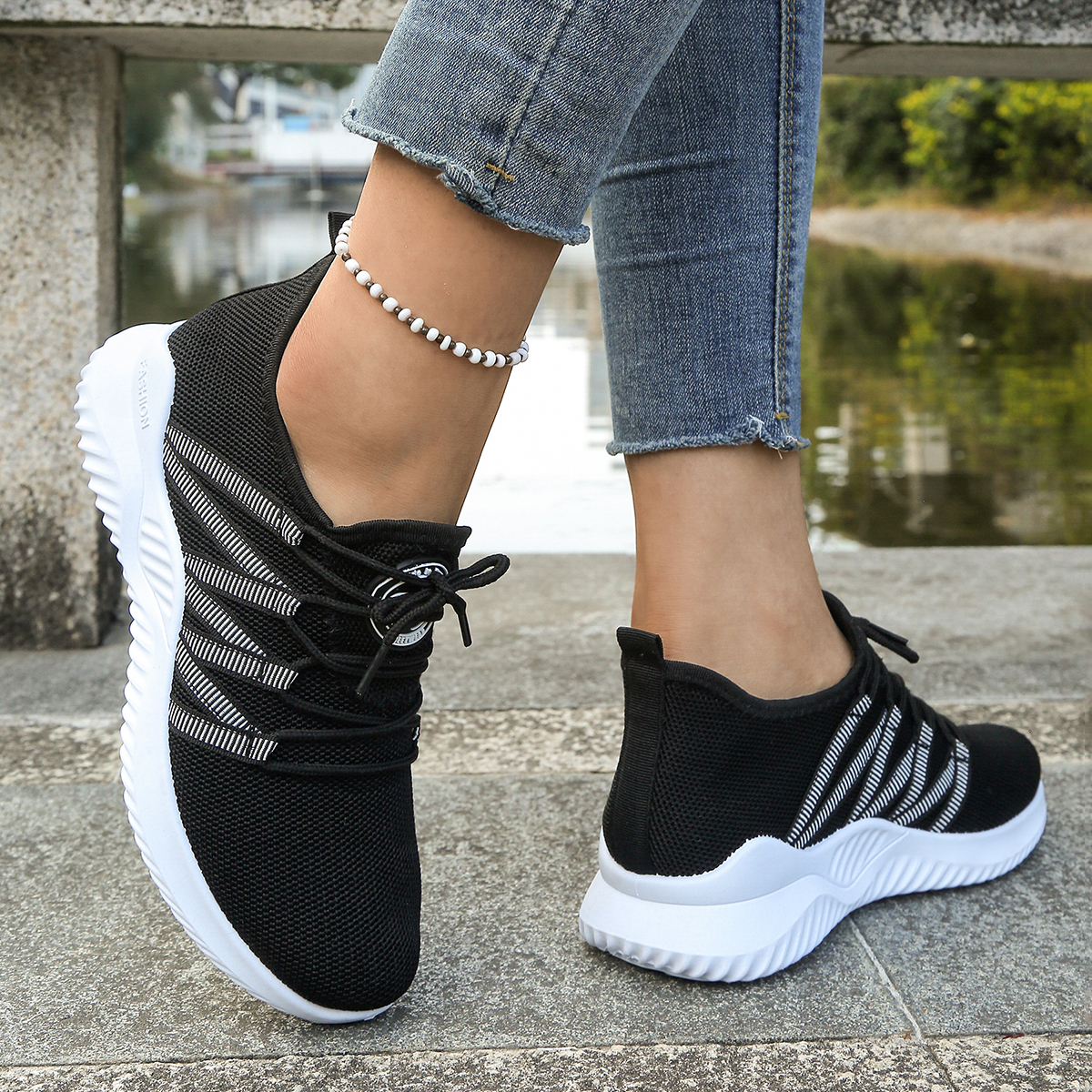 Women's  Breathable Knit Mesh  - Mesh Trainer Breathable incelemesi ve fiyatı