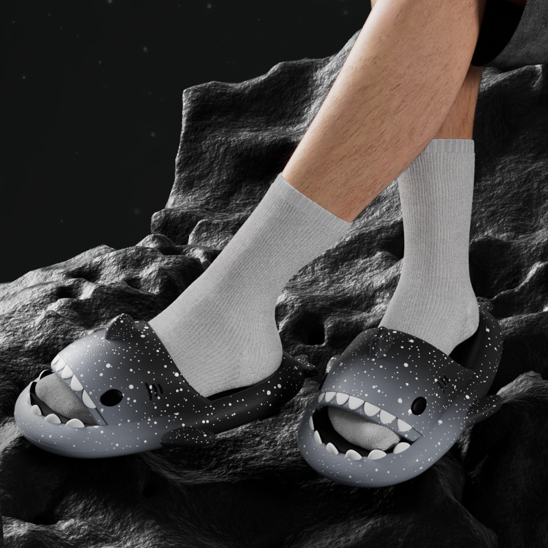 Cute Cartoon Shark Slippers Fo - Men'S Shoes In Style incelemesi ve fiyatı