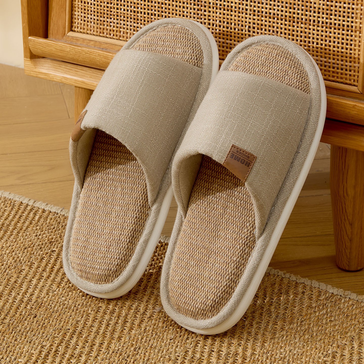 New Linen Women Slippers Comfo - Men'S Shoes In Style incelemesi ve fiyatı