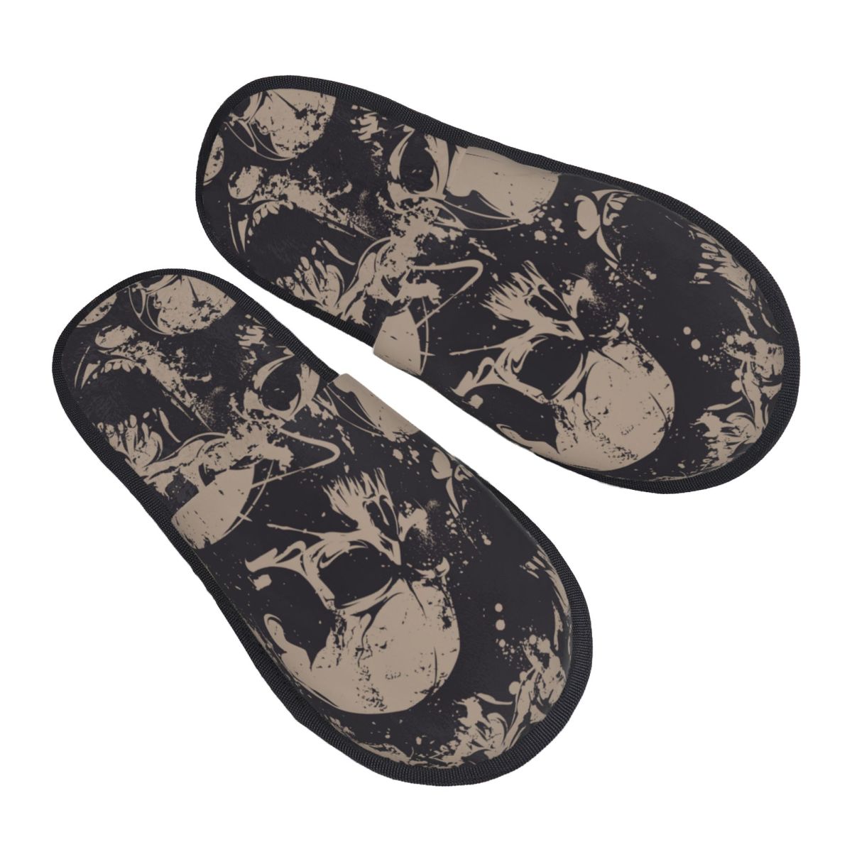 Indoor Black And White Skulls  - Men'S Shoes Black And White incelemesi ve fiyatı