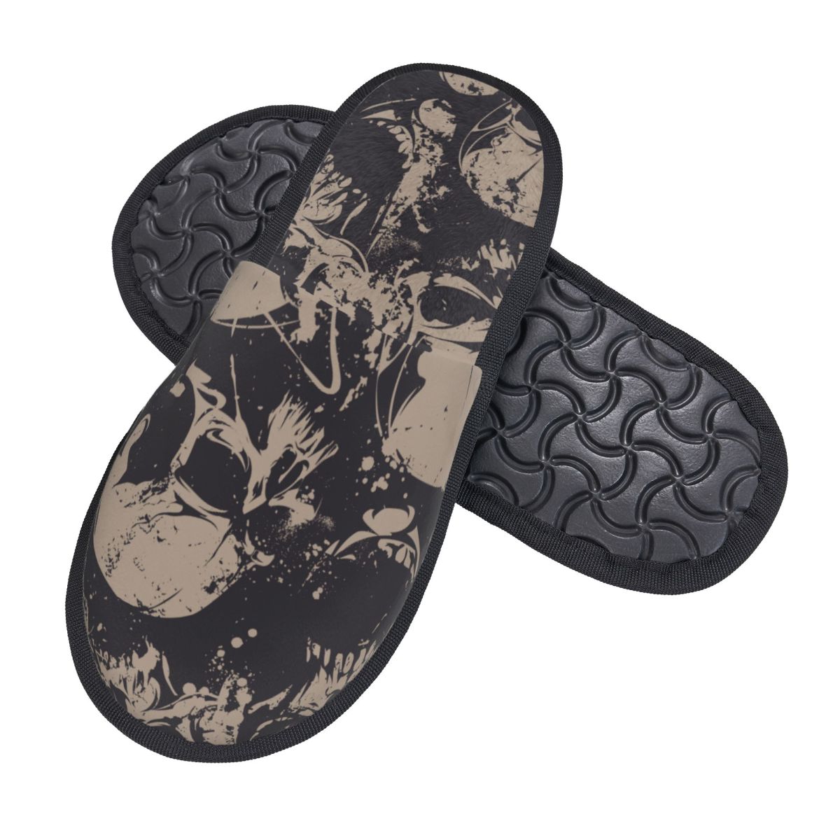 Indoor Black And White Skulls  - Men'S Shoes Black And White incelemesi ve fiyatı