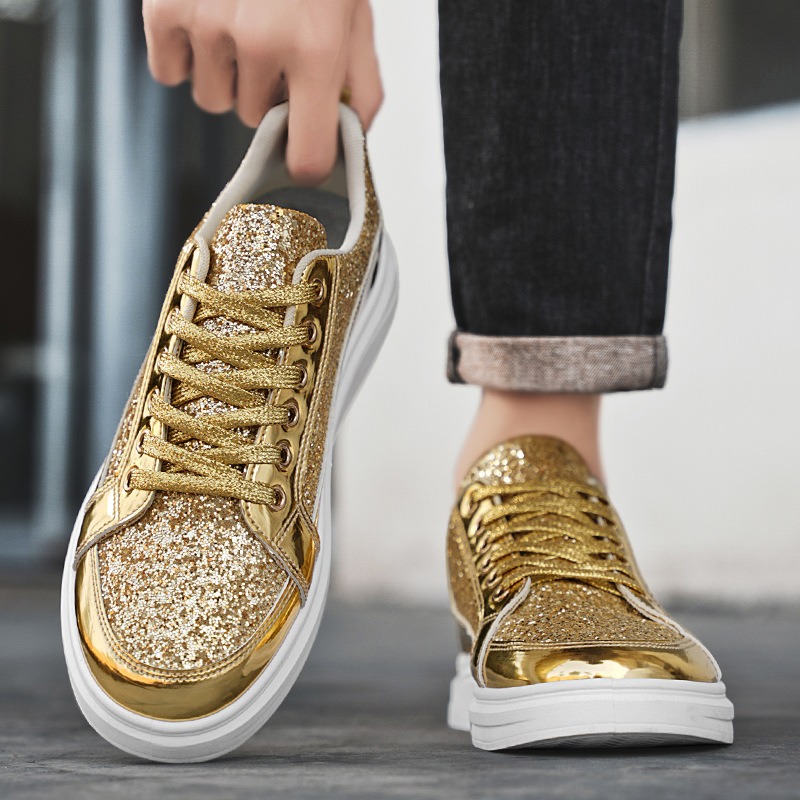 Gold Men's Sneakers 2025 New L - Men'S Shoes Size 42 In Us incelemesi ve fiyatı