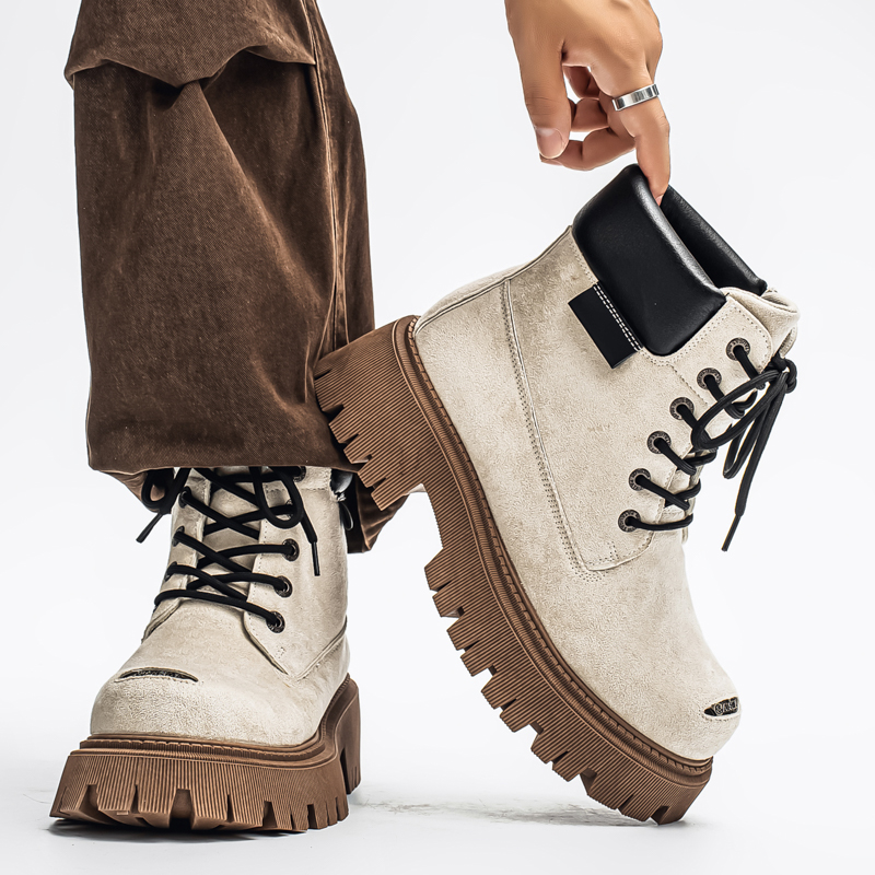 Classic High Top Boots Outdoor - Men'S Shoes Business Casual incelemesi ve fiyatı