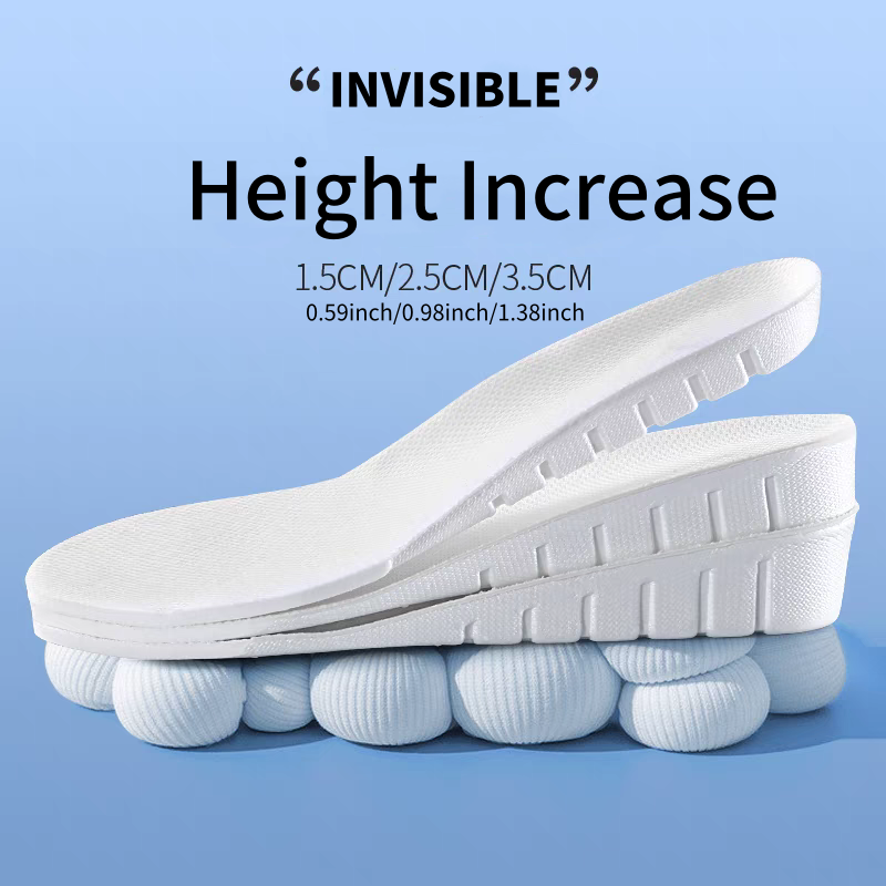 1 Pair New 1.5-3.5cm White Inv - Men Shoes Size Chart incelemesi ve fiyatı