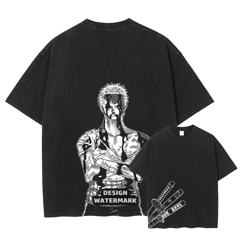 Roronoa Zoro T-shirts Anime O- - Men'S Shoes Xl incelemesi ve fiyatı