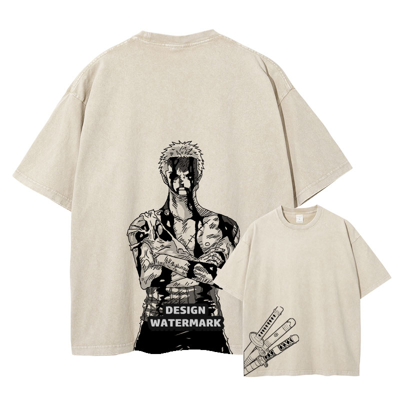 Roronoa Zoro T-shirts Anime O- - Men'S Shoes Xl incelemesi ve fiyatı