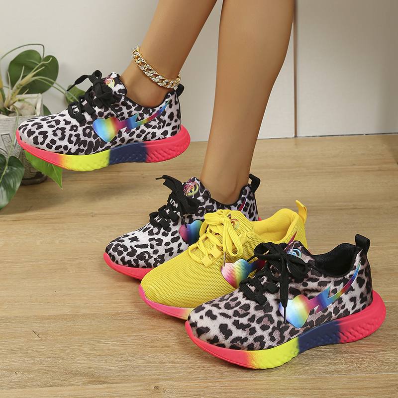Women Rainbow Sole Light Sneak - Mesh Trainer Breathable incelemesi ve fiyatı