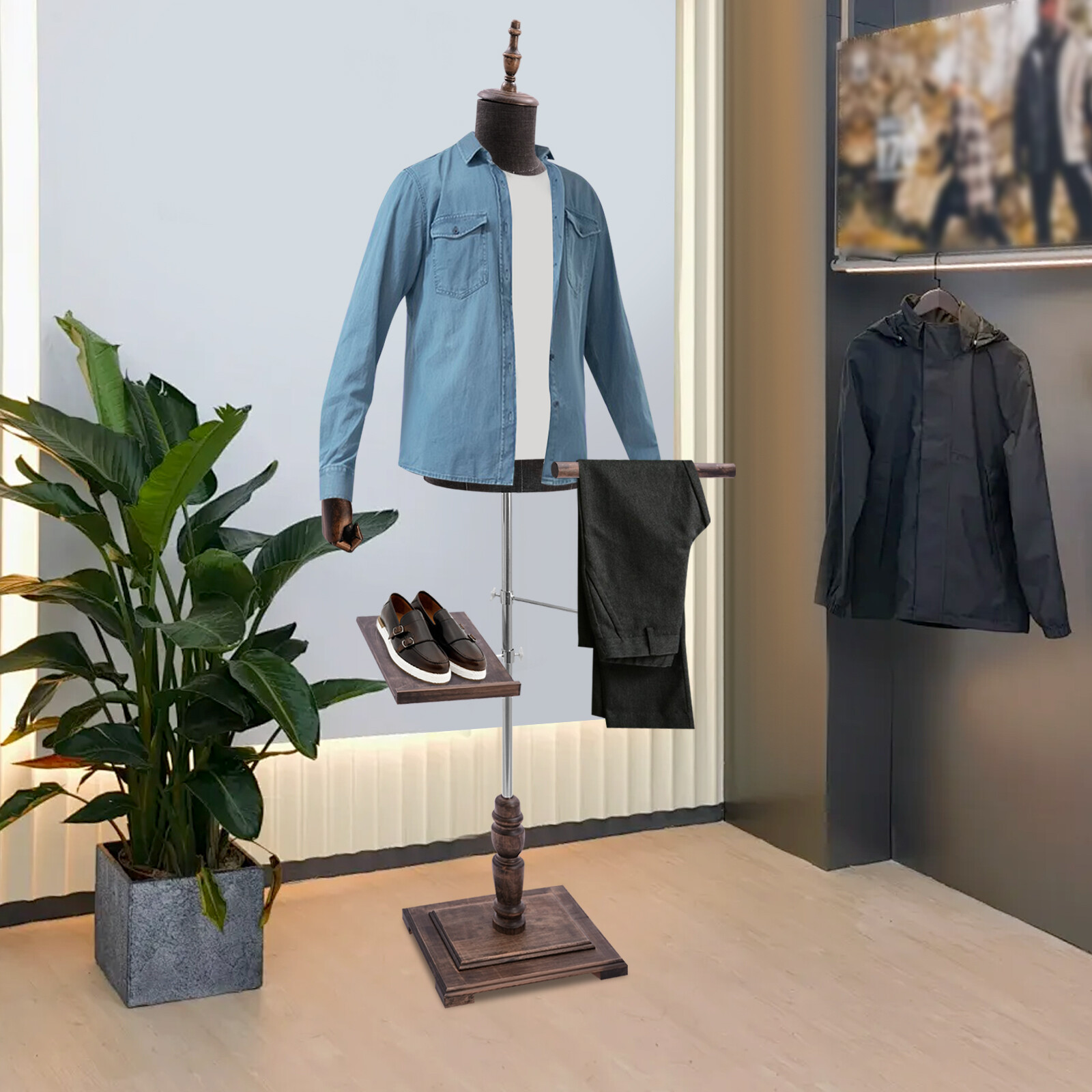 Male Mannequin with Arms, Pant - Men Shoes Rack incelemesi ve fiyatı