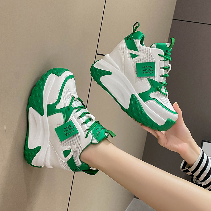 9.5CM Women High Platform Snea - Mesh Trainer Breathable incelemesi ve fiyatı
