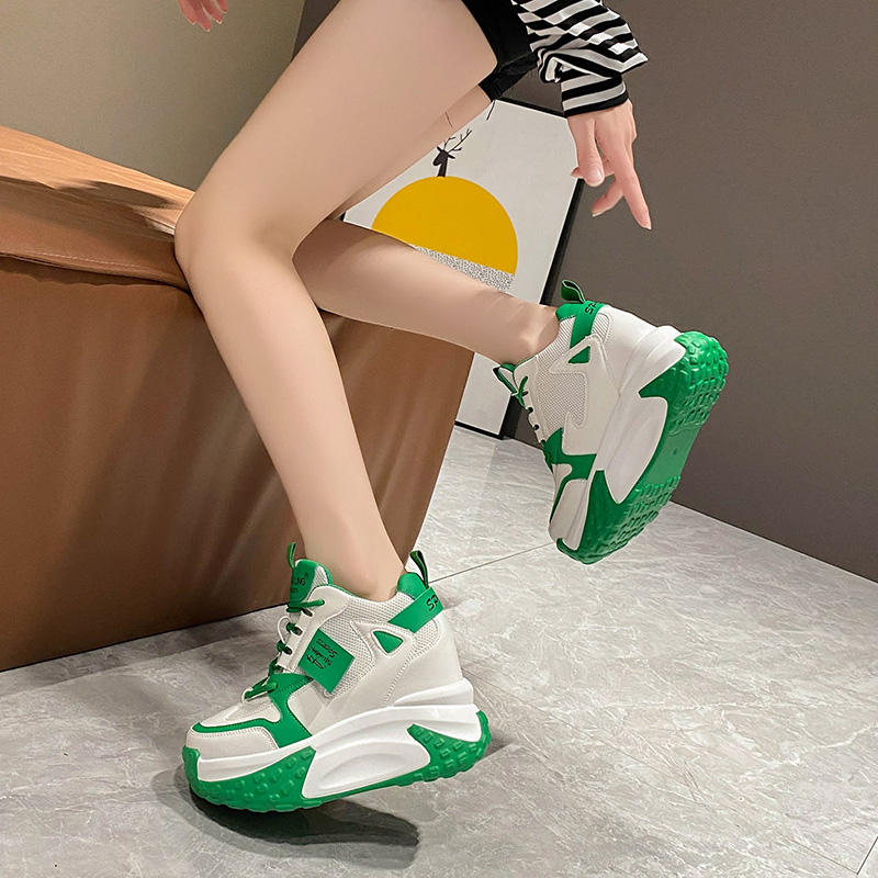 9.5CM Women High Platform Snea - Mesh Trainer Breathable incelemesi ve fiyatı