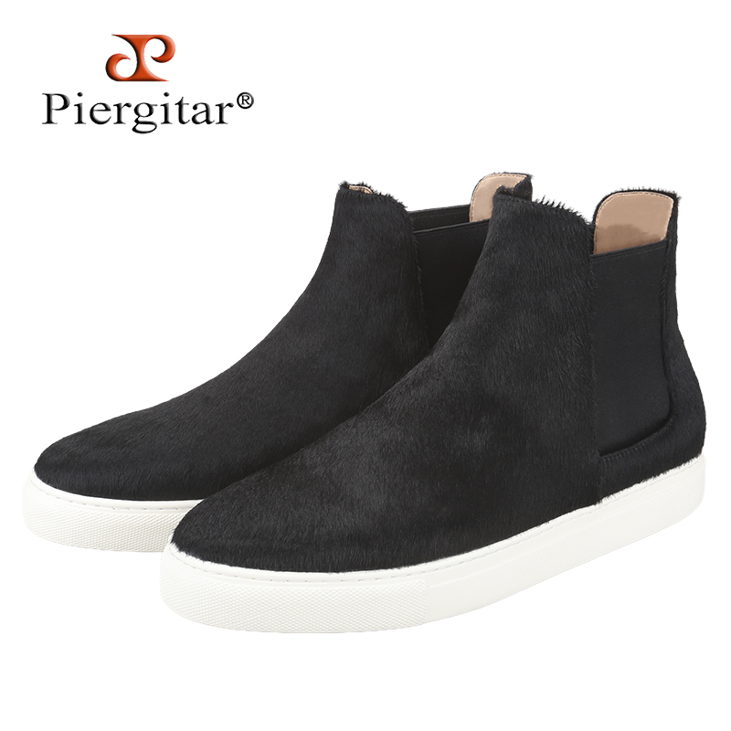 Piergitar Winter Styles Black  - Men'S Shoes Black And White incelemesi ve fiyatı