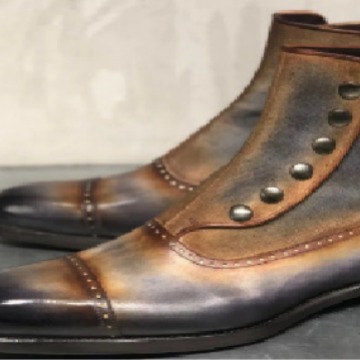 Men's Leather Suede Chelsea Bo - Men'S Shoes Daily Use incelemesi ve fiyatı
