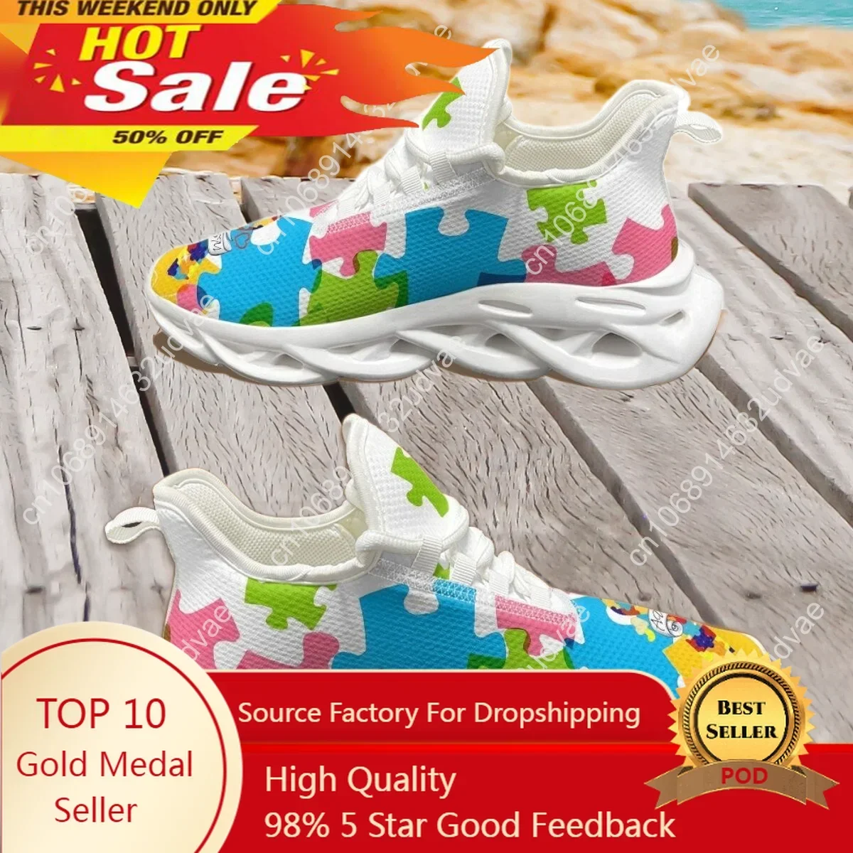 Autism Awareness Sports Runnin - Men Shoes Sneakers incelemesi ve fiyatı