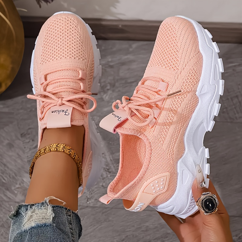 Breathable Knit Sneakers Fashi - Running Shoes Lightweight incelemesi ve fiyatı