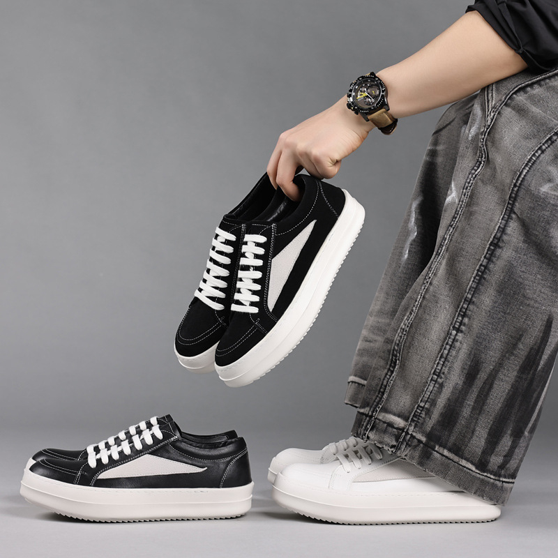 Mens Black Genuine Leather Pla - Men'S Shoes Black And White incelemesi ve fiyatı