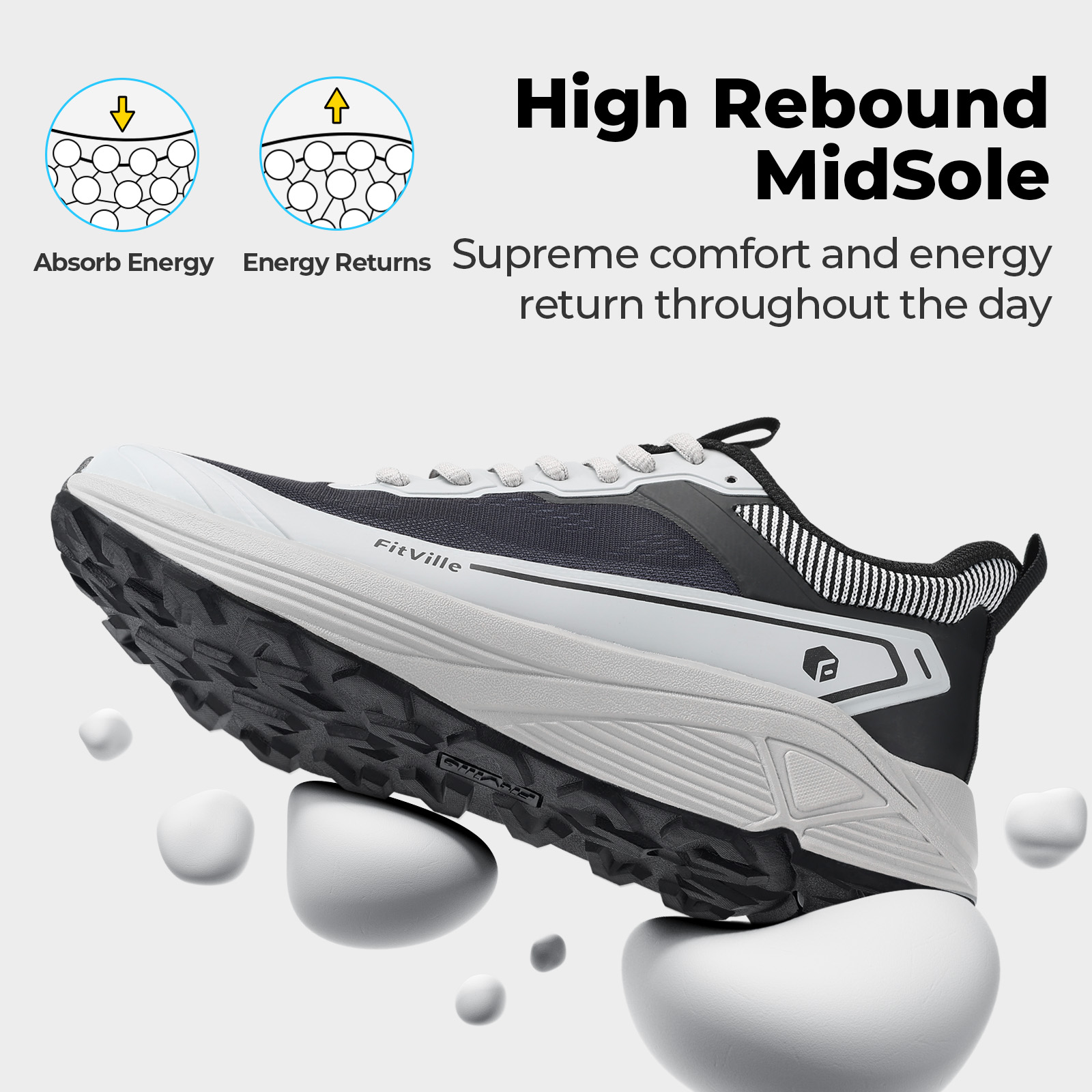 FitVille Wide Sports Shoes Wea - Men Shoes Size Chart incelemesi ve fiyatı