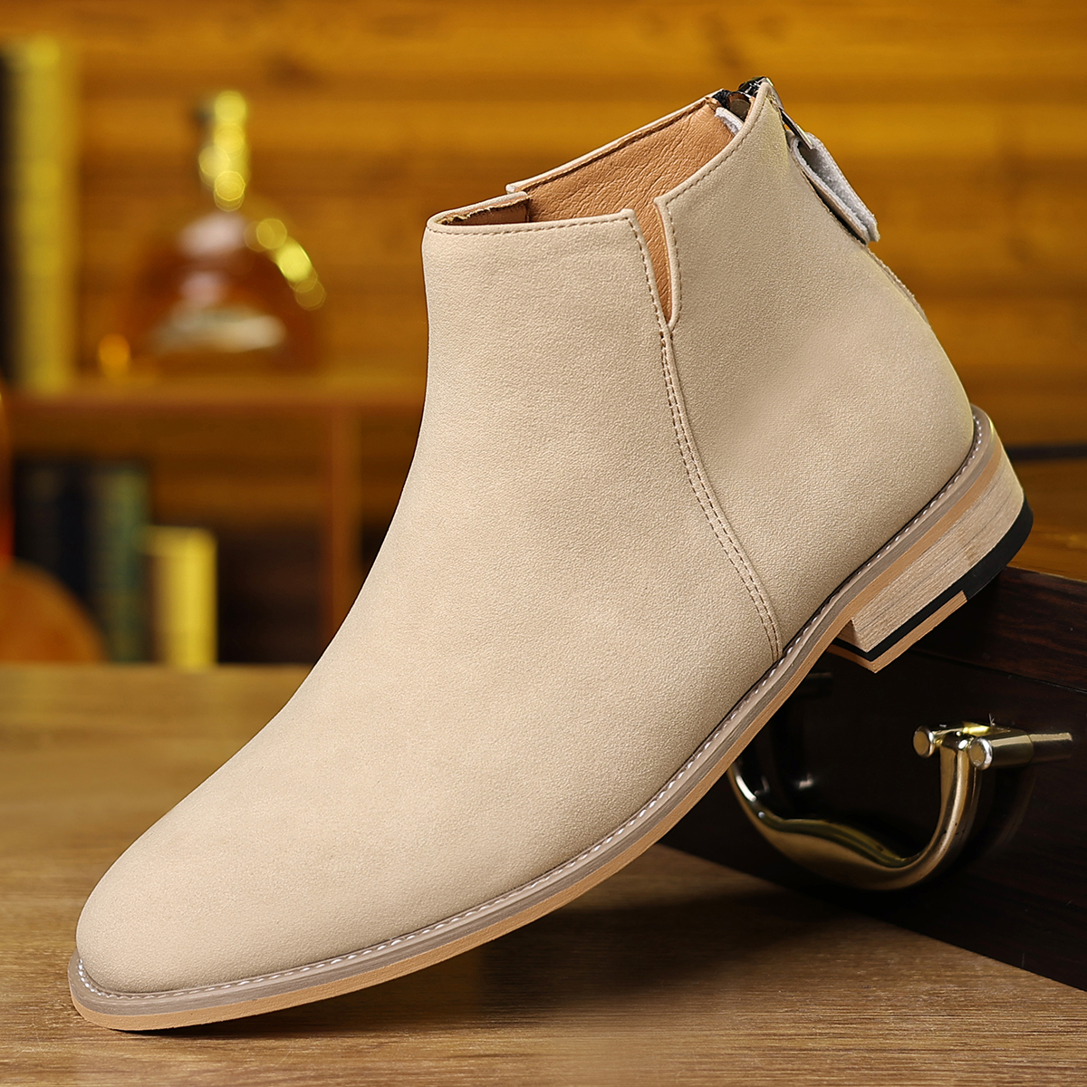 Spring Autumn High-Top Leather - Men'S Shoes Business Casual incelemesi ve fiyatı