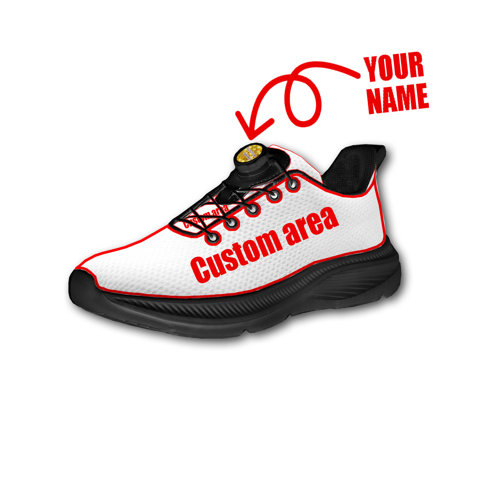 Custom Walking Shoes Men Woman - Running Shoes Lightweight incelemesi ve fiyatı