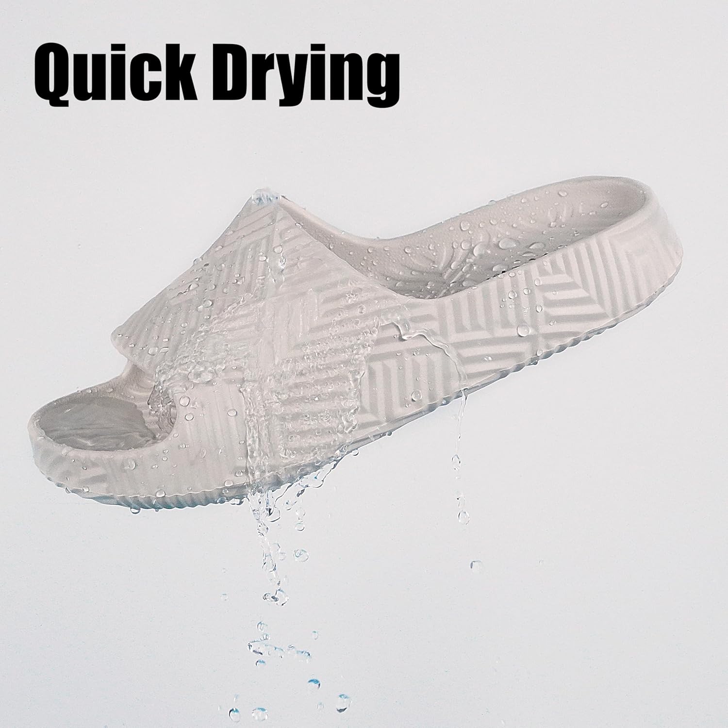 Non Slip Bathroom Slippers - L - Men'S Shoes Lightweight incelemesi ve fiyatı