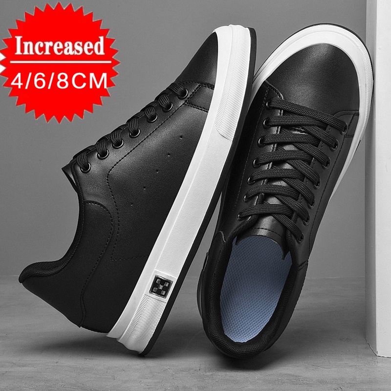 New Luxury Men's Elevator Shoe - Men'S Shoes Black And White incelemesi ve fiyatı