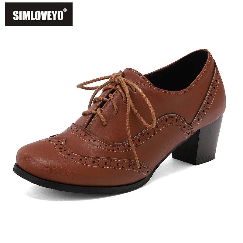 SIMLOVEYO New Brown Women Pump - Men'S Shoes Size 42 In Us incelemesi ve fiyatı