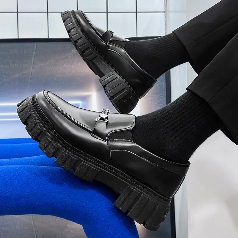Platform Men's Leather Loafers - Men Shoes Prada incelemesi ve fiyatı