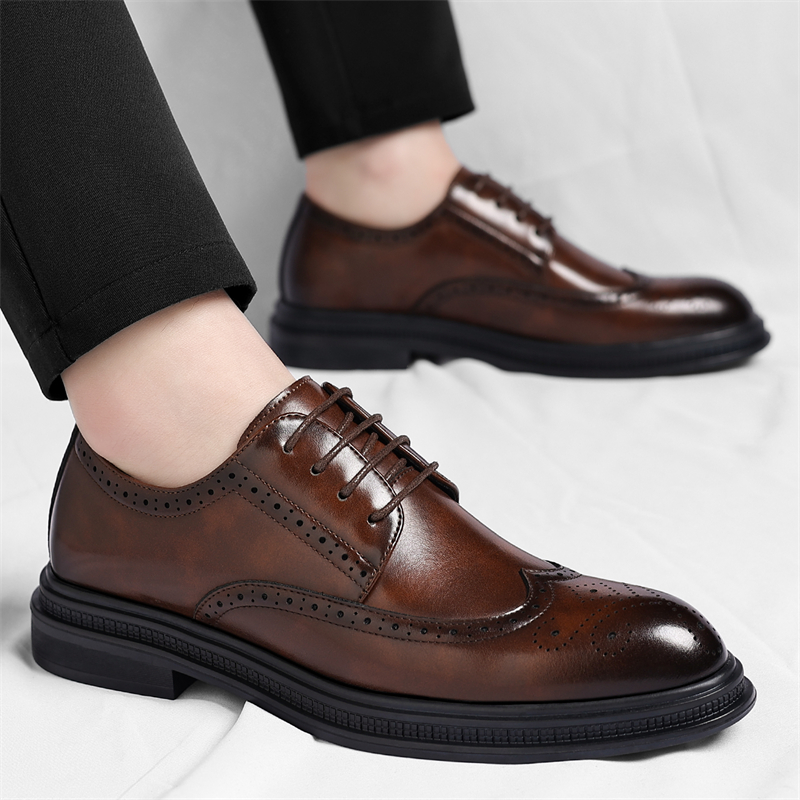 Men's Brogue Leather Shoes Fas - Men Shoes Uk incelemesi ve fiyatı