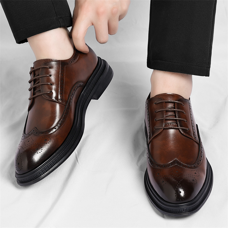 Men's Brogue Leather Shoes Fas - Men Shoes Uk incelemesi ve fiyatı