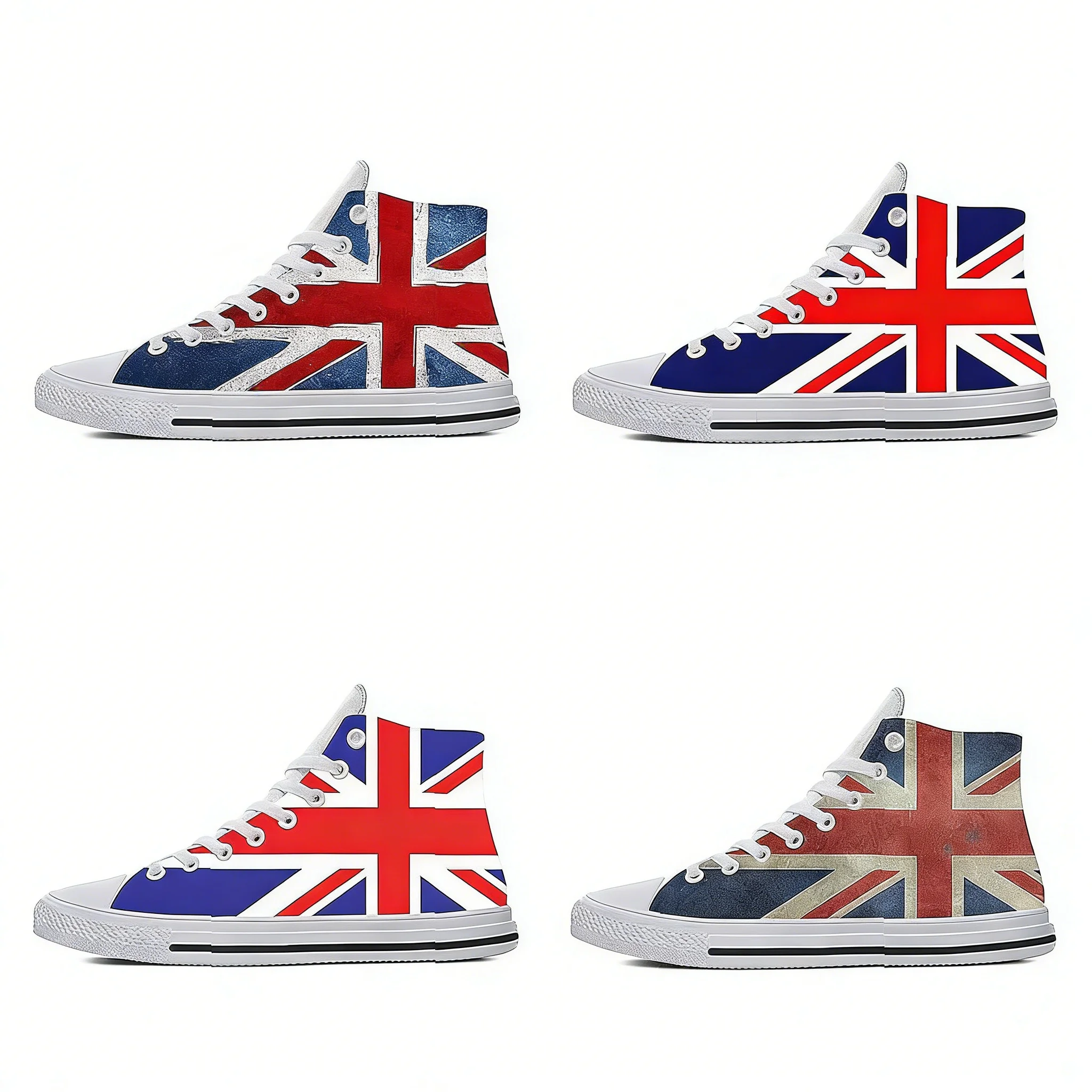 UK Flag 3D Print High Top Snea - Men Shoes Uk incelemesi ve fiyatı